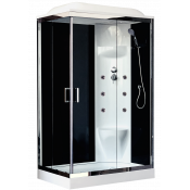 Душевая кабина Royal Bath RB 8120HP7-BT-CH-R (черное/прозрачное)